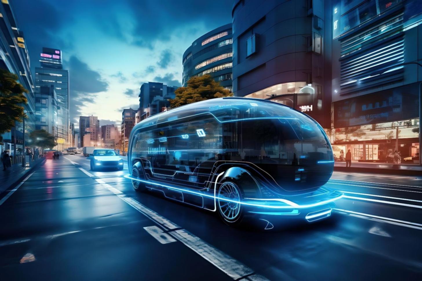 Infrastructure urbaine connectée avec capteurs et analyse de données en temps réel